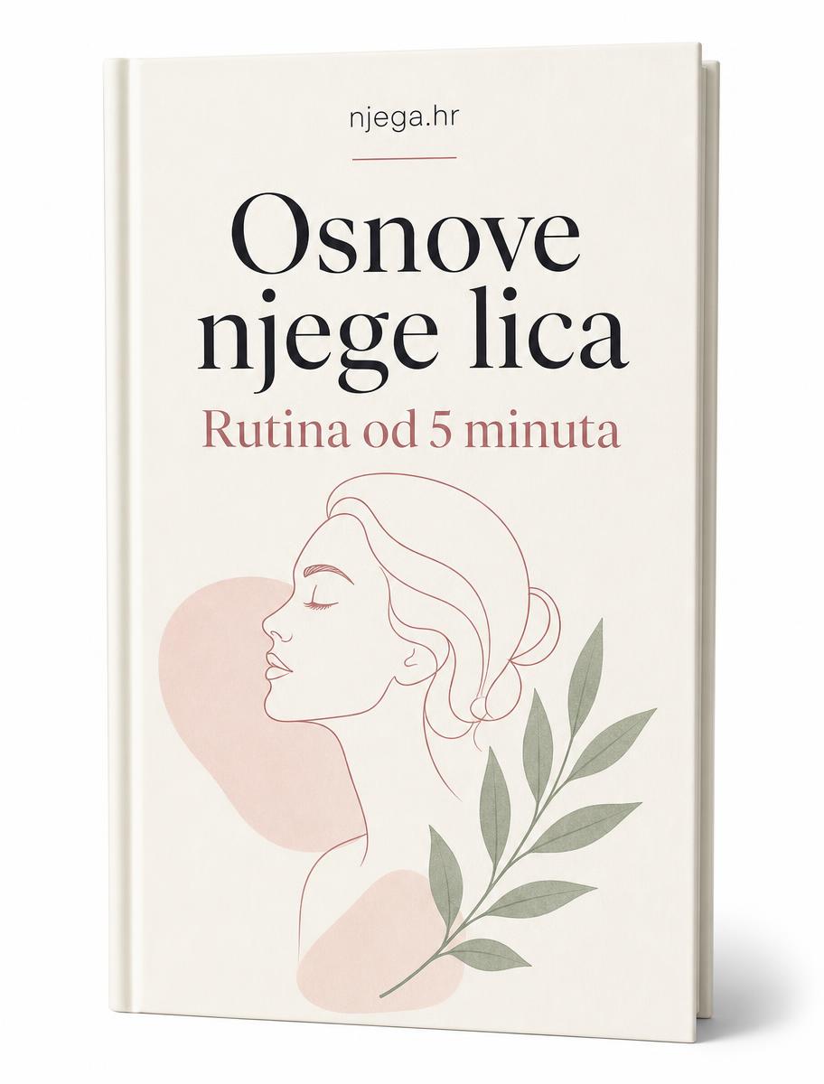Naslovnica priručnika Osnove njege lica: Rutina od 5 minuta za početnike